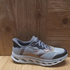 Skechers Men's Gray and Black Athletic Shoes